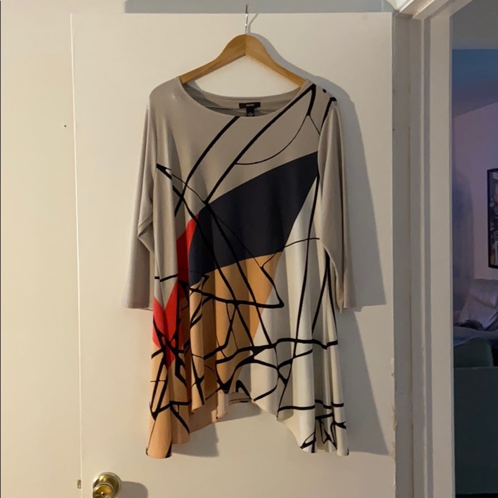 Alfani created for Macy’s Printed Graphic Tunic XL